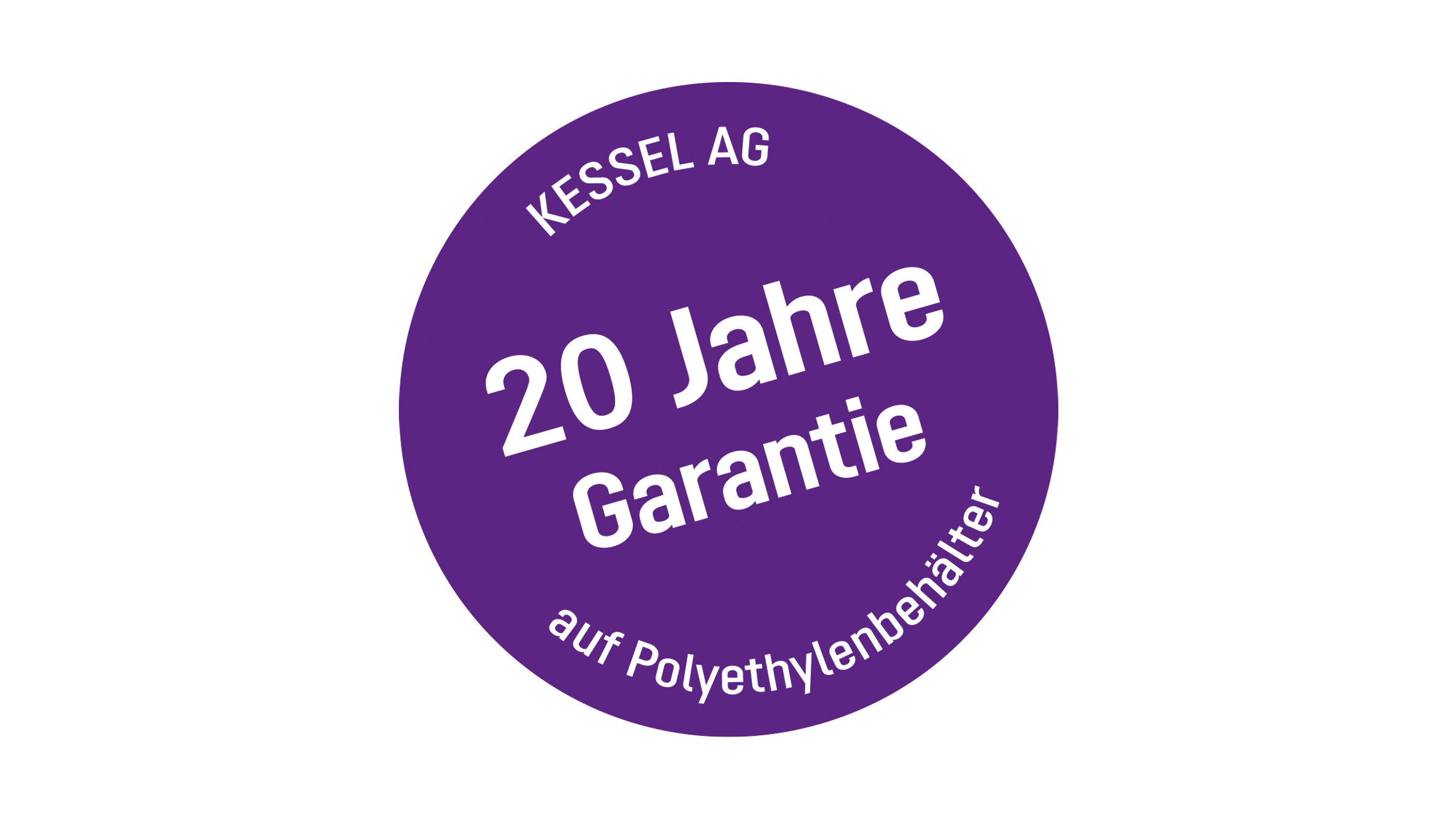 20 Jahre Garantie auf Polyethylenbehälter