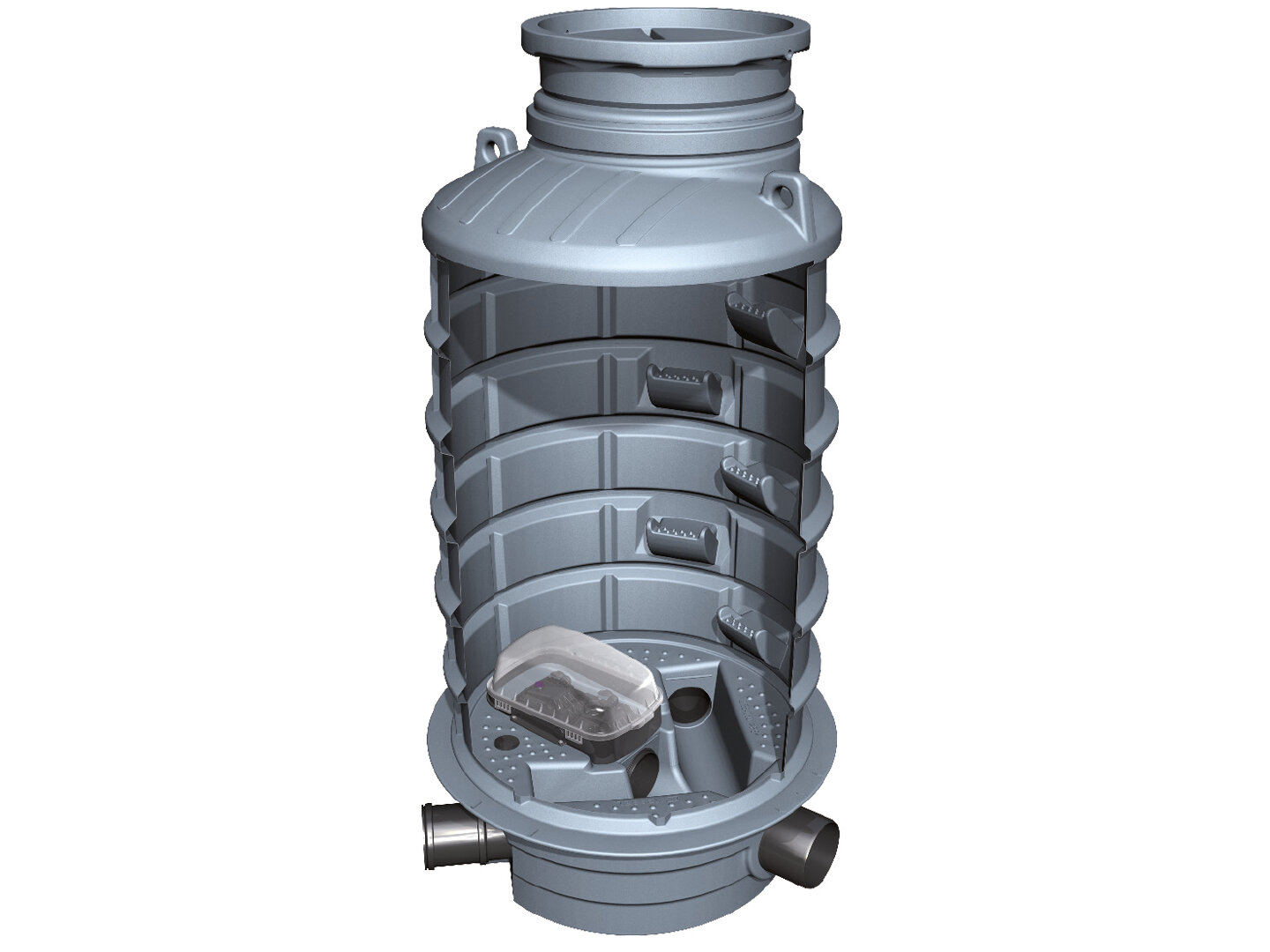 LW 1000 backwater chamber with Controlfix